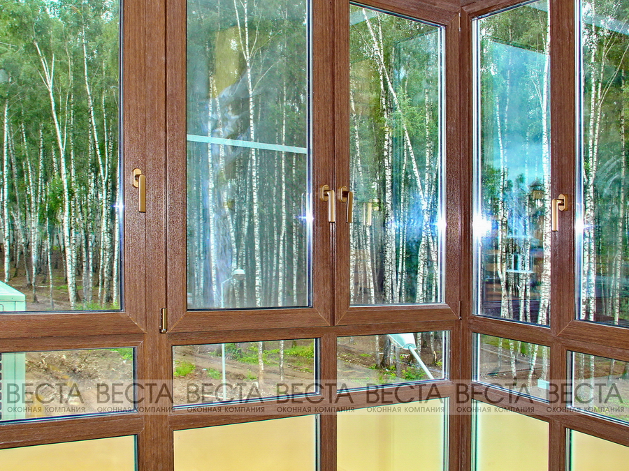 Пластиковые окна цвет золотой дуб (65 фото)